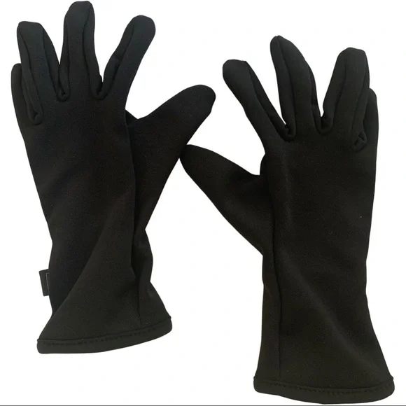 REI Kids Glove Liners Lightweight Stretch Black - Picture 4 of 9